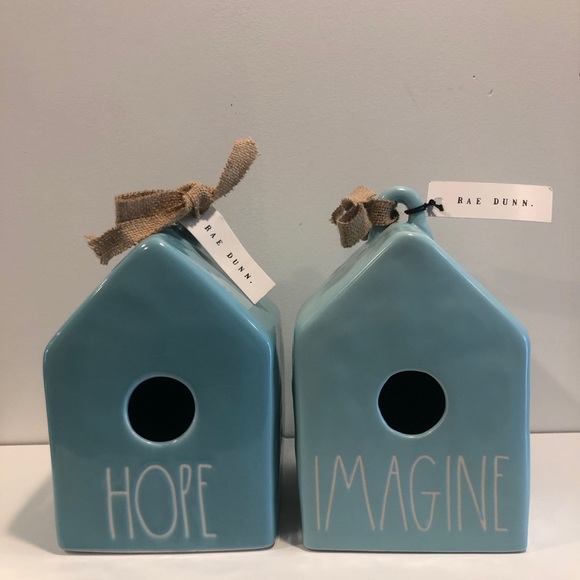 Rae Dunn Birdhouse Set Hope Imagine